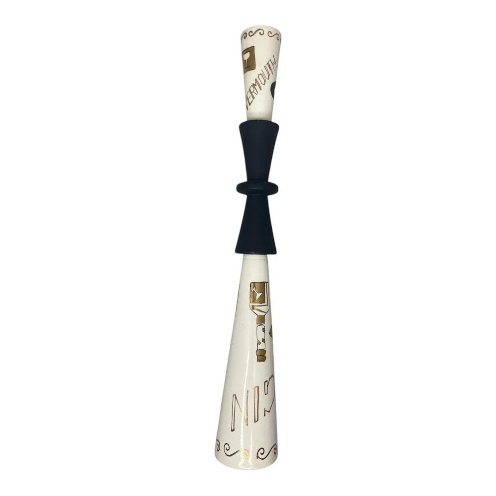 Vintage Mr. Woodpecker No. 515 Martini Measurer Jigger Hand Painted MCM Barware